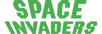 space invaders alien logo